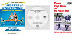 Kicker's Bundle: Secrets of Stretching DVD, Power High Kicks DVD, Clinic on Stretching and Kicking DVD